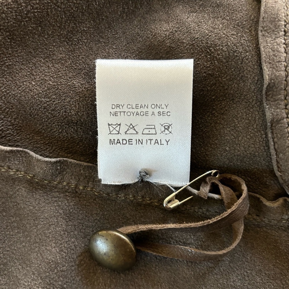 Da Rold Le Cuir Perdu Leather Jacket Embellished Details Handmade In Italy - Picture 7 of 16